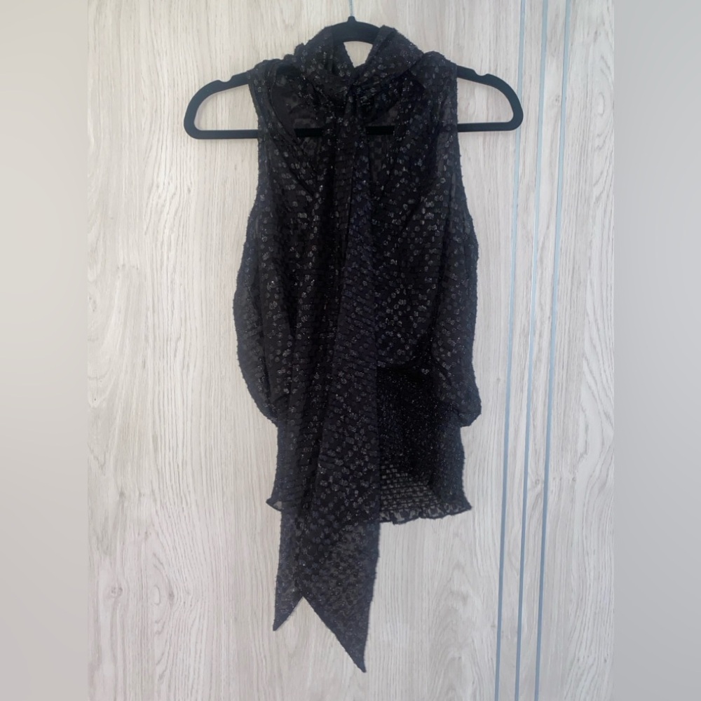 Tracy Reese XS neck scarf top size